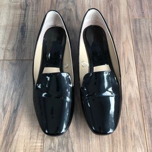 Zara Basic Collection Patent Leather Black Loafers